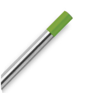 Цвет маркировки электродов LaYZr: салатовый (Chartreuse)