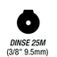 DINSE 25M (3/8" 9.5mm)